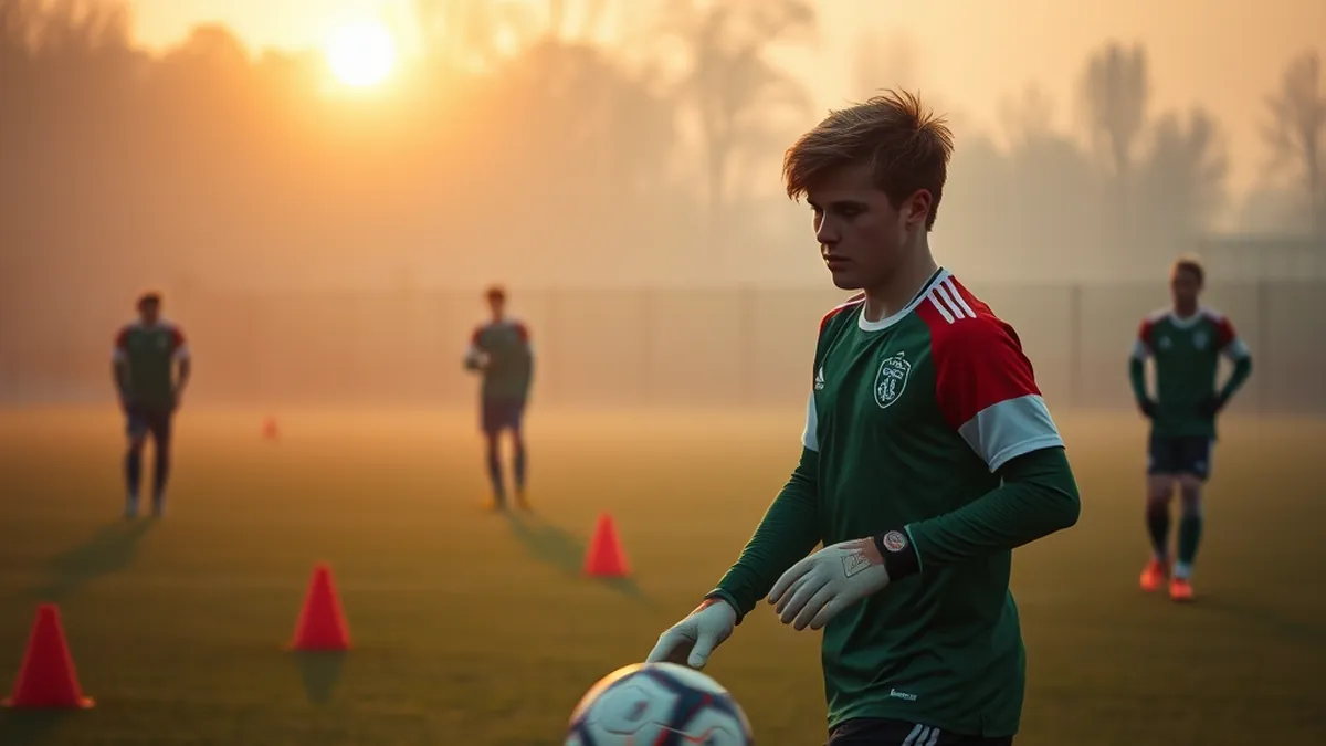 The rise of goaltender Jandrei in Juventude
